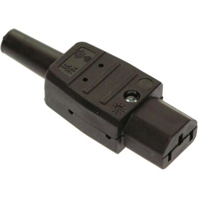As - Schwabe Connecteur IEC Fiche, droite Nombre total de pôles : 3 10 A Noir 62081 1 pc., Câble + prise électronique, Noir - Publicité As - Schwabe Connecteur IEC Fiche, droite Nombre total de pôles : 3 10 A Noir 62081 1 pc., Câble + prise électronique, Noir - Publicité
