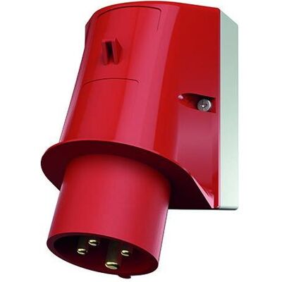 Mennekes, Prise + connecteur, MEN 3343 16A4P 6H400V Fiche murale IP44 (CEE 16/3) - Publicité Mennekes, Prise + connecteur, MEN 3343 16A4P 6H400V Fiche murale IP44 (CEE 16/3) - Publicité