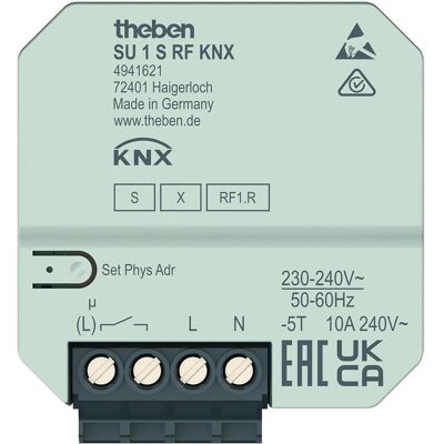 Theben, Actionneur, Su 1 S Rf Knx (Actionneur de commutation) - Publicité Theben, Actionneur, Su 1 S Rf Knx (Actionneur de commutation) - Publicité