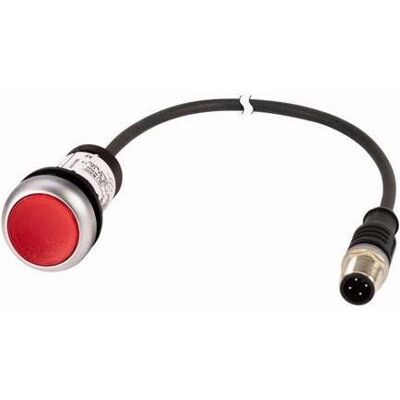 Eaton Bouton-poussoir Ill Maman Rouge 1NC 1m de câble M12A, Bouton + interrupteur, Rouge - Publicité Eaton Bouton-poussoir Ill Maman Rouge 1NC 1m de câble M12A, Bouton + interrupteur, Rouge - Publicité