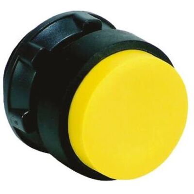 Schneider Electric Tête D'Opérateur De Bouton-Poussoir, Bouton + interrupteur, Noir, Jaune - Publicité Schneider Electric Tête D'Opérateur De Bouton-Poussoir, Bouton + interrupteur, Noir, Jaune - Publicité