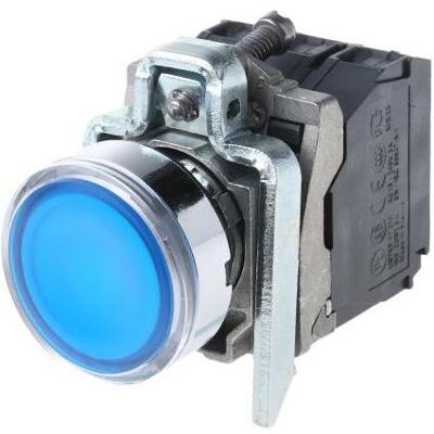Schneider Electric Bouton-poussoir lumineux XB4BW36G5, Bouton + interrupteur, Bleu - Publicité Schneider Electric Bouton-poussoir lumineux XB4BW36G5, Bouton + interrupteur, Bleu - Publicité
