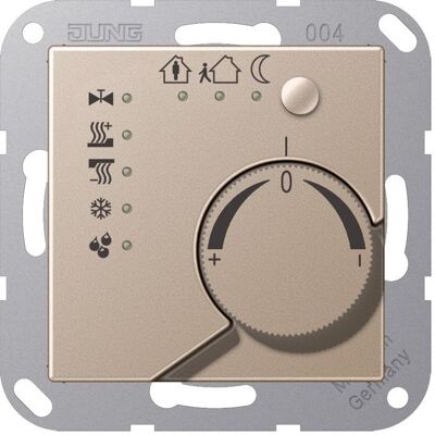 JUNG Régulateur de température ambiante UP A KNX champ glz A2178CH, Thermostat, Beige - Publicité JUNG Régulateur de température ambiante UP A KNX champ glz A2178CH, Thermostat, Beige - Publicité
