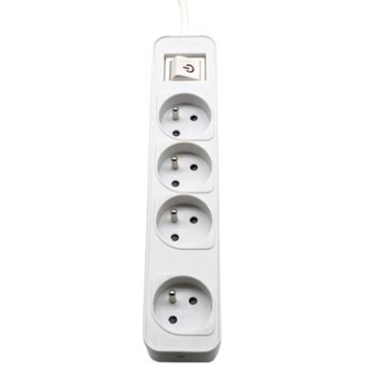 Câble d'extension Philips Modèle CHP2144WB/60 - 4 Prises - Publicité Câble d'extension Philips Modèle CHP2144WB/60 - 4 Prises - Publicité