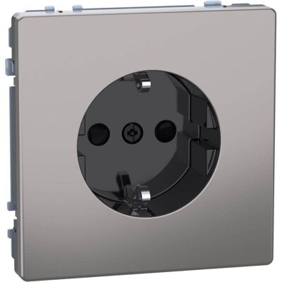 Merten MEG2300-6050 Prise Schuko en Nickel - Prise secteur - Publicité Merten MEG2300-6050 Prise Schuko en Nickel - Prise secteur - Publicité