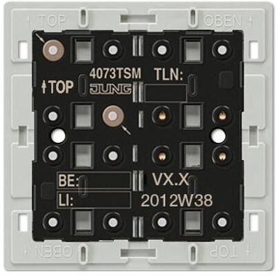 Jung 4073TSM - Module Capteur KNX - 3 Boutons - Blanc - Module Sensor - Publicité Jung 4073TSM - Module Capteur KNX - 3 Boutons - Blanc - Module Sensor - Publicité
