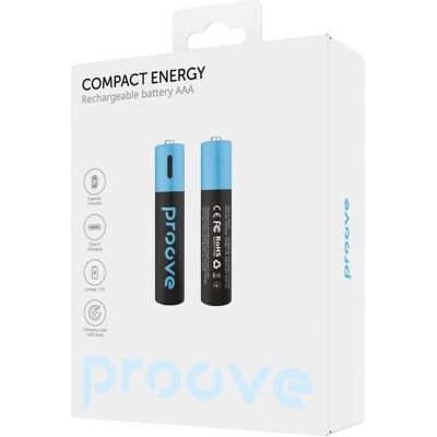 Varta Proove AAA Batteries 740mWh 2pcs black (2 pcs, AAA, 1050 mAh), Batteries + piles - Publicité Varta Proove AAA Batteries 740mWh 2pcs black (2 pcs, AAA, 1050 mAh), Batteries + piles - Publicité