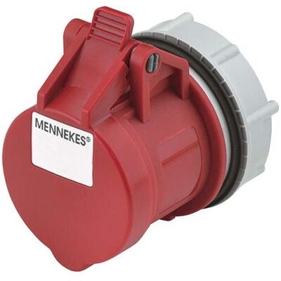 Mennekes, Prise de courant, MEN 985 16A5P 6H400V Boîte de jonction Rapido IP44 - Publicité Mennekes, Prise de courant, MEN 985 16A5P 6H400V Boîte de jonction Rapido IP44 - Publicité