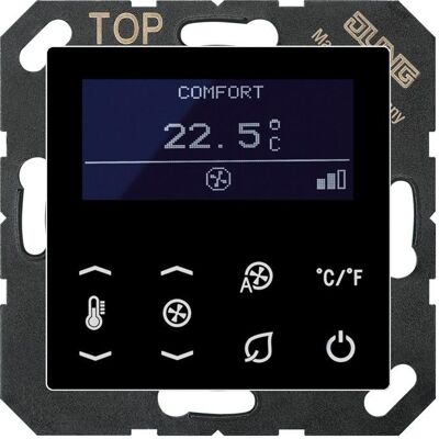 JUNG TRDA523048SW, Thermostat, Noir - Publicité JUNG TRDA523048SW, Thermostat, Noir - Publicité