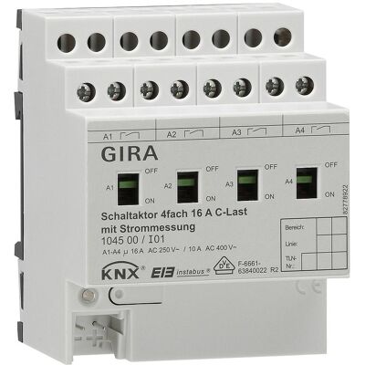 Gira Interrupteur 4 Voies KNX/EIB - 104500 - Publicité Gira Interrupteur 4 Voies KNX/EIB - 104500 - Publicité
