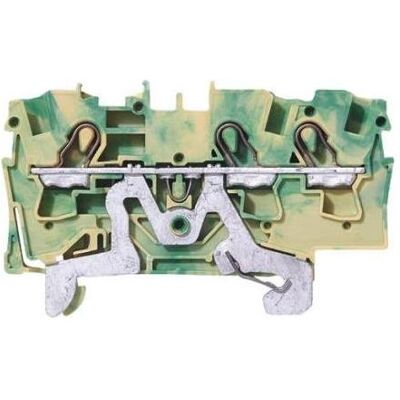 Wago Borne De Passage 3 X 4 Mm2 Vert/Jaune, Accessoires électroniques + boîtier, Vert, Jaune - Publicité Wago Borne De Passage 3 X 4 Mm2 Vert/Jaune, Accessoires électroniques + boîtier, Vert, Jaune - Publicité