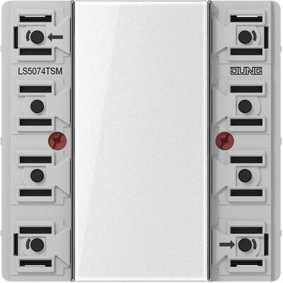 JUNG, Accessoires Gamme d'interrupteurs, Tastsensor KNX LS UP nacré 4f 8pts LS5074TSM - Publicité JUNG, Accessoires Gamme d'interrupteurs, Tastsensor KNX LS UP nacré 4f 8pts LS5074TSM - Publicité