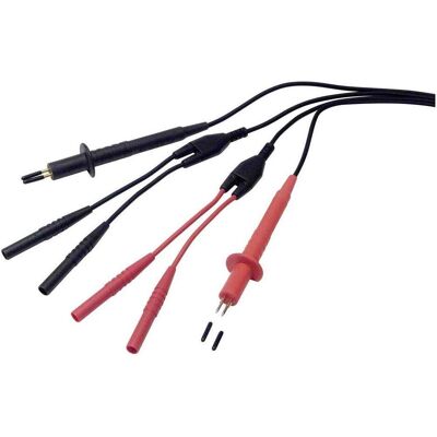 Chauvin Arnoux, Ligne de mesure, Cordon de mesure double pointes de test pour microohmmètre - Publicité Chauvin Arnoux, Ligne de mesure, Cordon de mesure double pointes de test pour microohmmètre - Publicité