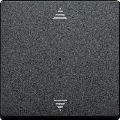 Schneider, Accessoires Gamme d'interrupteurs, Bascule pour module de bouton-poussoir simple avec flèches d'impression haut/bas, anthracite - Publicité Schneider, Accessoires Gamme d'interrupteurs, Bascule pour module de bouton-poussoir simple avec flèches d'impression haut/bas, anthracite - Publicité