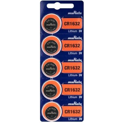 Pile bouton au lithium Murata CR1632 - 3V 140mAh - Compatible Sony - Publicité Pile bouton au lithium Murata CR1632 - 3V 140mAh - Compatible Sony - Publicité