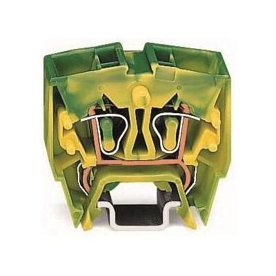 Wago Mini Borne 4 Contacts De Terre (Divers), Accessoires électroniques + boîtier, Jaune - Publicité Wago Mini Borne 4 Contacts De Terre (Divers), Accessoires électroniques + boîtier, Jaune - Publicité