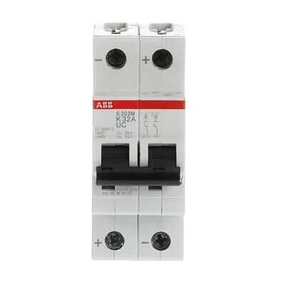 ABB, Disjoncteur, LS S202M-K32UC Disjoncteur K-Char, 10kA, 32A, 2P - Publicité ABB, Disjoncteur, LS S202M-K32UC Disjoncteur K-Char, 10kA, 32A, 2P - Publicité