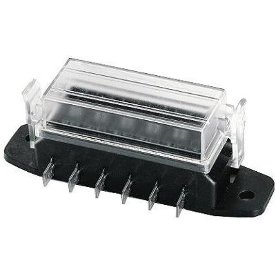 Hella, Fusible, 8JD 005 993-102 Boîtier de fusibles - 6 pôles - Connecteur : fiche plate - Connecteur : 12 x côté - Publicité Hella, Fusible, 8JD 005 993-102 Boîtier de fusibles - 6 pôles - Connecteur : fiche plate - Connecteur : 12 x côté - Publicité
