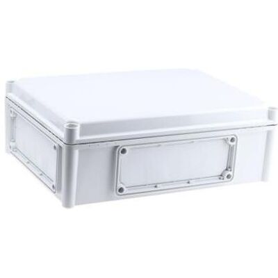 Fibox Coffret IP67 avec couvercle gris, 380x280x130mm (Boîtier), Accessoires électroniques + boîtier, Gris - Publicité Fibox Coffret IP67 avec couvercle gris, 380x280x130mm (Boîtier), Accessoires électroniques + boîtier, Gris - Publicité