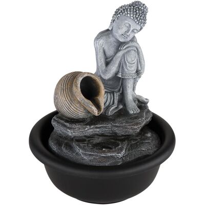 Globo 93039 Fontaine d'intérieur - LED, Plastique, Noir/Gris, 31,5x39x26 cm - Publicité Globo 93039 Fontaine d'intérieur - LED, Plastique, Noir/Gris, 31,5x39x26 cm - Publicité