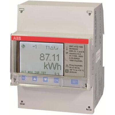 ABB A41 412-100 - Compteur électrique RS485 - Publicité ABB A41 412-100 - Compteur électrique RS485 - Publicité