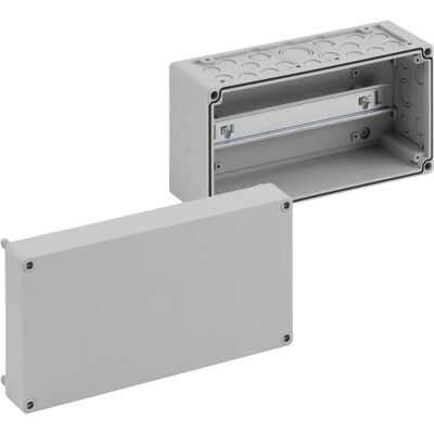 Spelsberg AKi-R 4/34-L Boîtier - IP65, Polycarbonate, Gris - Publicité Spelsberg AKi-R 4/34-L Boîtier - IP65, Polycarbonate, Gris - Publicité