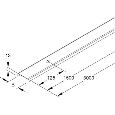 Niedax, Conduite des câbles, NIE RDV50 Couvercle pour mini-goulotte 50x3000mm T0,75mm avec bande de renfort (300 cm) - Publicité Niedax, Conduite des câbles, NIE RDV50 Couvercle pour mini-goulotte 50x3000mm T0,75mm avec bande de renfort (300 cm) - Publicité
