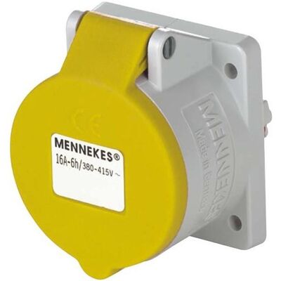 Mennekes, Prise de courant, MEN 1678 16A5P 4H110V Prise en saillie TwinCONTACT IP44 - Publicité Mennekes, Prise de courant, MEN 1678 16A5P 4H110V Prise en saillie TwinCONTACT IP44 - Publicité