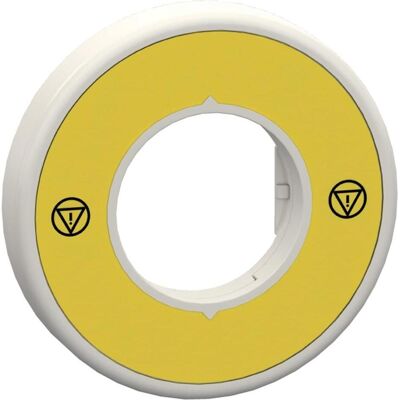 Schneider Electric Anillo de lente para usar con Botón pulsador de parada de emergencia con cabezal tipo seta - Étiquette de bouton d'arrêt d'urgence - Publicité Schneider Electric Anillo de lente para usar con Botón pulsador de parada de emergencia con cabezal tipo seta - Étiquette de bouton d'arrêt d'urgence - Publicité