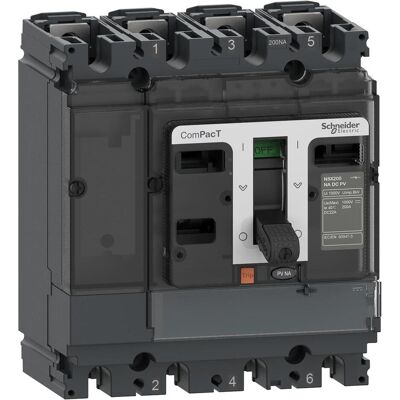 Schneider Electric C164160D1S - Disjoncteur de sectionnement DC 4 pôles - PV - Publicité Schneider Electric C164160D1S - Disjoncteur de sectionnement DC 4 pôles - PV - Publicité