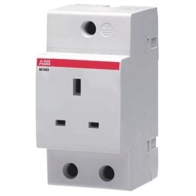 ABB, Accessoires Gamme d'interrupteurs, BS Din Rail Mounting Socket with light - Publicité ABB, Accessoires Gamme d'interrupteurs, BS Din Rail Mounting Socket with light - Publicité
