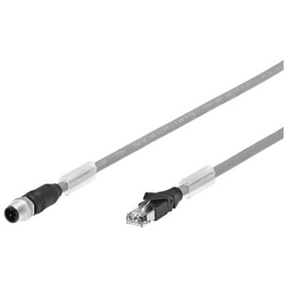 Festo, Câble électrique, 8040454 Câble de raccordement pour capteur ou actionneur M12 10.00 m Nombre de pôles 4 1 (10 m) - Publicité Festo, Câble électrique, 8040454 Câble de raccordement pour capteur ou actionneur M12 10.00 m Nombre de pôles 4 1 (10 m) - Publicité