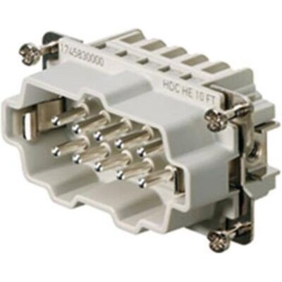 Weidmüller 1745830000 Insert mâle RockStar HDC HE 10 - Connecteur électrique - Publicité Weidmüller 1745830000 Insert mâle RockStar HDC HE 10 - Connecteur électrique - Publicité
