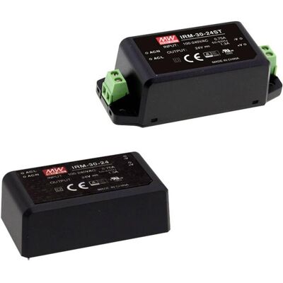 MeanWell, Convertisseur de tension, MEAN WELL IRM-30-5 Adaptateur secteur 30 W noir (IRM-30-5) - Publicité MeanWell, Convertisseur de tension, MEAN WELL IRM-30-5 Adaptateur secteur 30 W noir (IRM-30-5) - Publicité