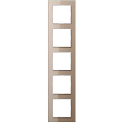 JUNG, Accessoires Gamme d'interrupteurs, Cadre d'encastrement 5f champ glz A / A CREATION AC585GLCH - Publicité JUNG, Accessoires Gamme d'interrupteurs, Cadre d'encastrement 5f champ glz A / A CREATION AC585GLCH - Publicité