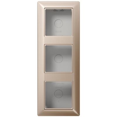 JUNG, Accessoires Gamme d'interrupteurs, Boîtier AP 3f Kst champ AS / AS 500 AS583ACH - Publicité JUNG, Accessoires Gamme d'interrupteurs, Boîtier AP 3f Kst champ AS / AS 500 AS583ACH - Publicité