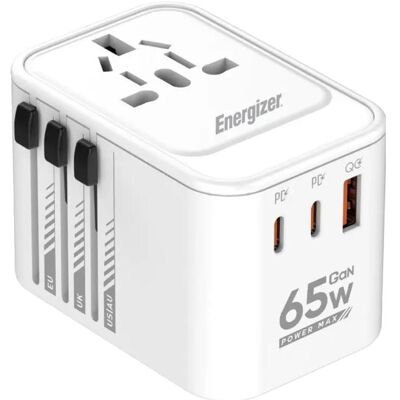Energizer Adaptateur de voyage, Caricatore da Viaggio Globale - Publicité Energizer Adaptateur de voyage, Caricatore da Viaggio Globale - Publicité