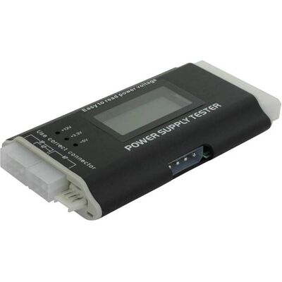 Delock, Multimètre, Testeur d'alimentation électrique III avec LCD (Testeur de câbles) - Publicité Delock, Multimètre, Testeur d'alimentation électrique III avec LCD (Testeur de câbles) - Publicité