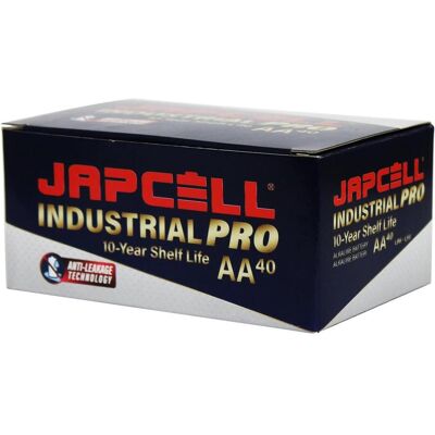 Lakuda ApS Japcell Batterie - 1,5V AA Industriel Pack de 40 - Publicité Lakuda ApS Japcell Batterie - 1,5V AA Industriel Pack de 40 - Publicité