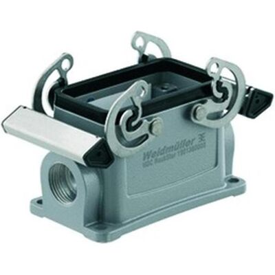 Boîtier en aluminium IP66 Weidmüller HDC 10B SBU 1M20G - Système de verrouillage - Publicité Boîtier en aluminium IP66 Weidmüller HDC 10B SBU 1M20G - Système de verrouillage - Publicité