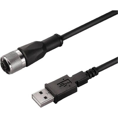 Weidmüller SAIL-M12BG-B-USB-15U, Câble + prise électronique, Noir - Publicité Weidmüller SAIL-M12BG-B-USB-15U, Câble + prise électronique, Noir - Publicité