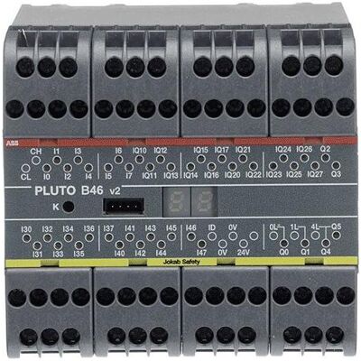 ABB Pluto B46 v2 Safety PLC,24+16+4+2 E/S, Relai - Publicité ABB Pluto B46 v2 Safety PLC,24+16+4+2 E/S, Relai - Publicité