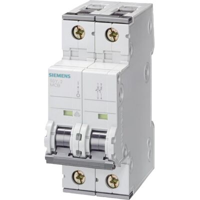Siemens 5SY7220-6 Disjoncteur 2 pôles 20A - Protection contre surcharge - Publicité Siemens 5SY7220-6 Disjoncteur 2 pôles 20A - Protection contre surcharge - Publicité