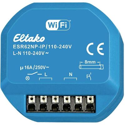 Relais ESR62NP-IP/110-240V d'Eltako - IP Wi-Fi, Apple HomeKit, 16A - Publicité Relais ESR62NP-IP/110-240V d'Eltako - IP Wi-Fi, Apple HomeKit, 16A - Publicité
