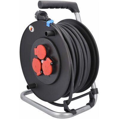 As - Schwabe, Enrouleur à câble, Enrouleur de câble de chantier (25 m, 2.50 mm²² mm) - Publicité As - Schwabe, Enrouleur à câble, Enrouleur de câble de chantier (25 m, 2.50 mm²² mm) - Publicité