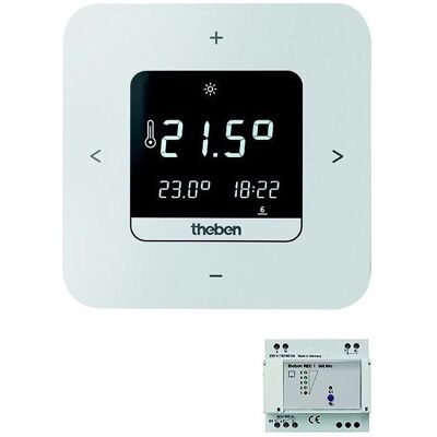 Theben RAMSES 813 top3 Set 1, Thermostat, Blanc - Publicité Theben RAMSES 813 top3 Set 1, Thermostat, Blanc - Publicité