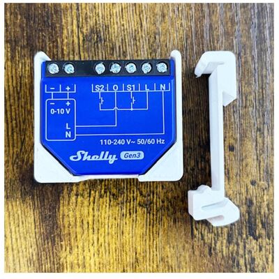 Shelly, Actionneur, Zubehör / Kombinierbarer Wand-/ Hutschienenhalter für Dimmer 0/1-10V PM Gen3 - Publicité Shelly, Actionneur, Zubehör / Kombinierbarer Wand-/ Hutschienenhalter für Dimmer 0/1-10V PM Gen3 - Publicité