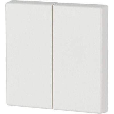 Eaton, Accessoires Gamme d'interrupteurs, Bascule double, blanc alpin brillant 184590 - Publicité Eaton, Accessoires Gamme d'interrupteurs, Bascule double, blanc alpin brillant 184590 - Publicité