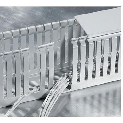 Hellermann Tyton HTWDHF-37,5X75-PC/AB - Goulotte électrique - 75mm Gris - Publicité Hellermann Tyton HTWDHF-37,5X75-PC/AB - Goulotte électrique - 75mm Gris - Publicité