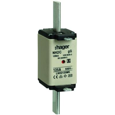 Hager, Fusible, LNH2125MK (125 A) - Publicité Hager, Fusible, LNH2125MK (125 A) - Publicité